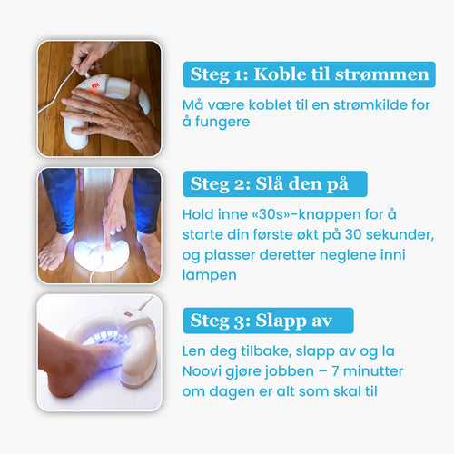 Noovi™ Trippel-Effekt Neglelampe